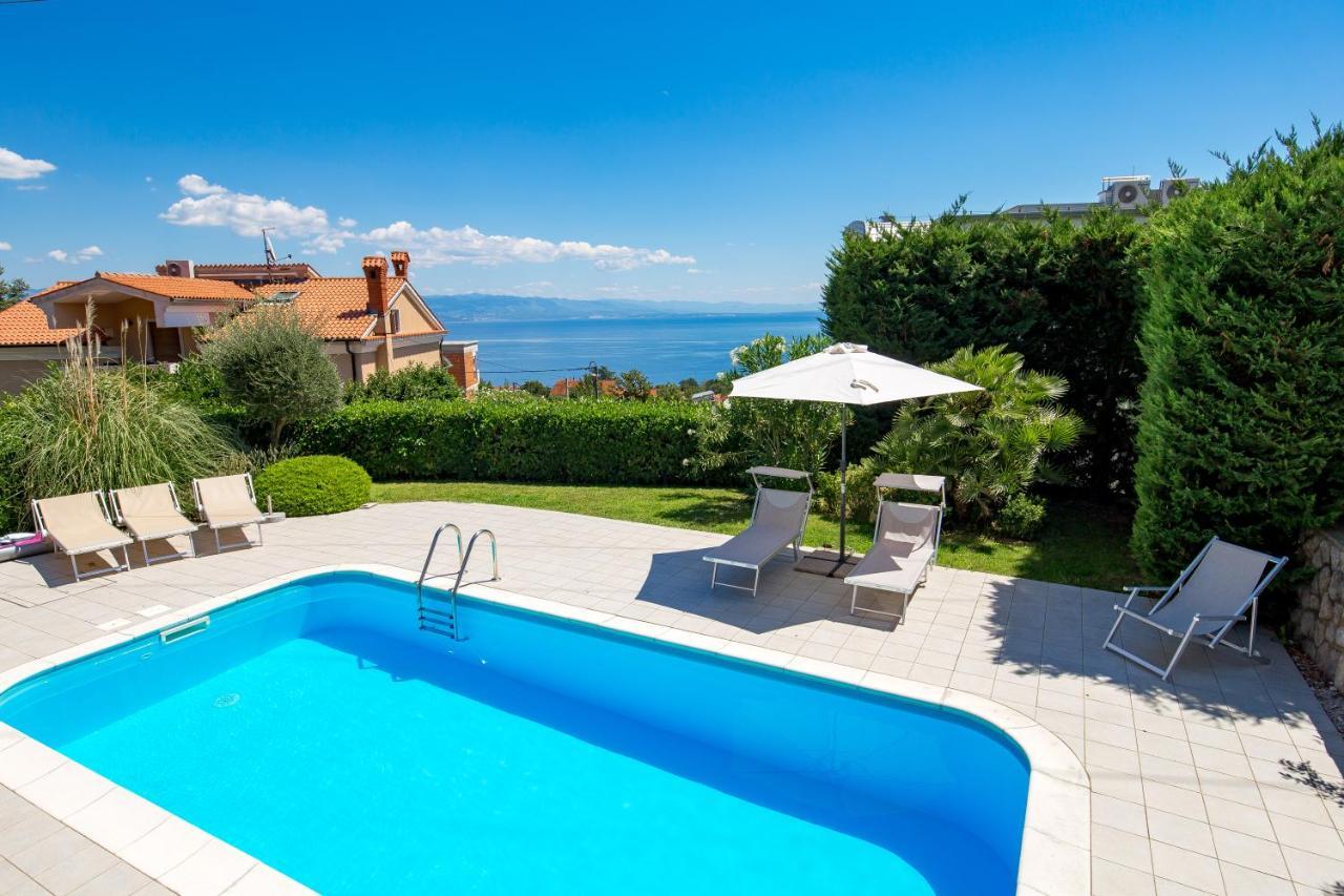 Ičići Pool Apartment Maurina Opatija With Sea View מראה חיצוני תמונה